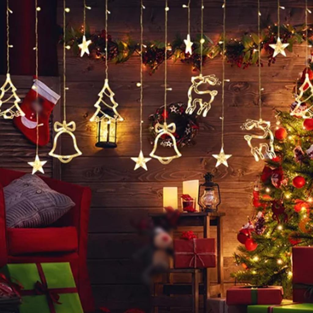 LED Curtain Light IP43 Water Resistant Romantic Decorative USB Curtain String Lamp for Bedroom Livin