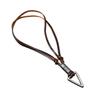 Retro Zinc Alloy Necklace Lightweight Brown Leather Neckchain Jewelry For Everyday Wear And Stylish Occasion