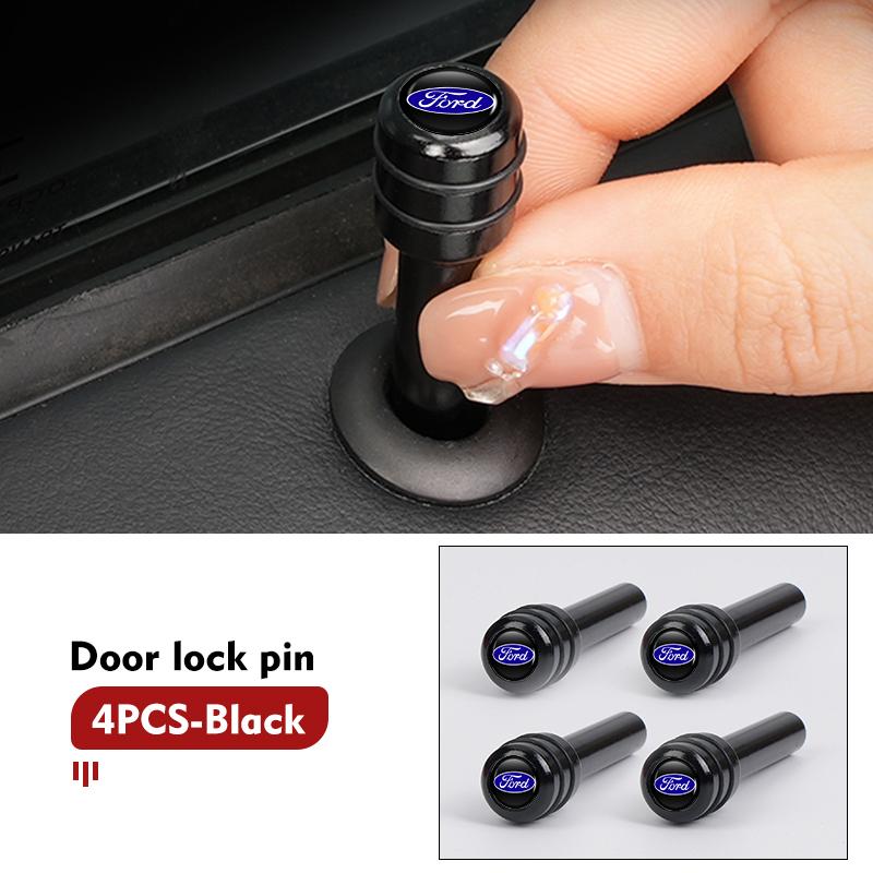 Car Universal Door Lock Knob Pull Pins Auto Security For Ford Escort KA Flex Everest KA Expedition Falcon Fusion