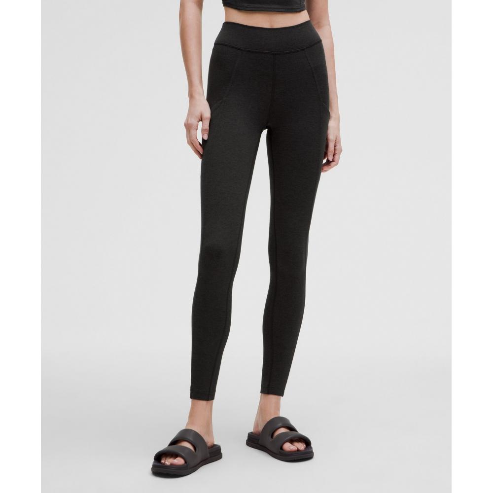

Lululemon Softy Suedey High Rise Tight 28 Black Black 8/28