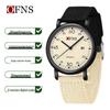 OFNS Unisex Quartz Exam Watch: Simple, Waterproof, Calendar, Fluorescent.