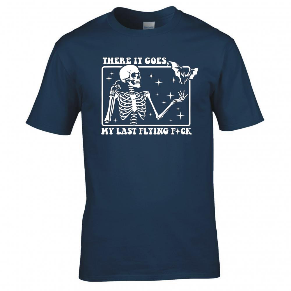 Funny There It Goes Skeleton Tshirt 2XL
