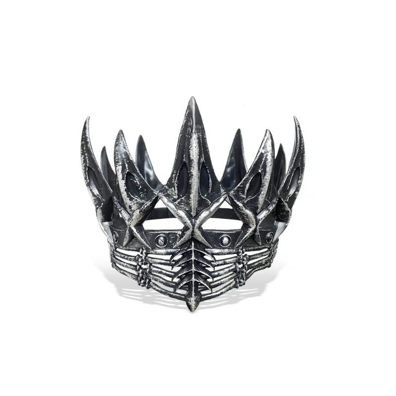 

Halloween Crown Snow White and Hunter Party Dress Up Role Play Headwear Accessories Props Prince Role Play Headwear Crown серебряный
