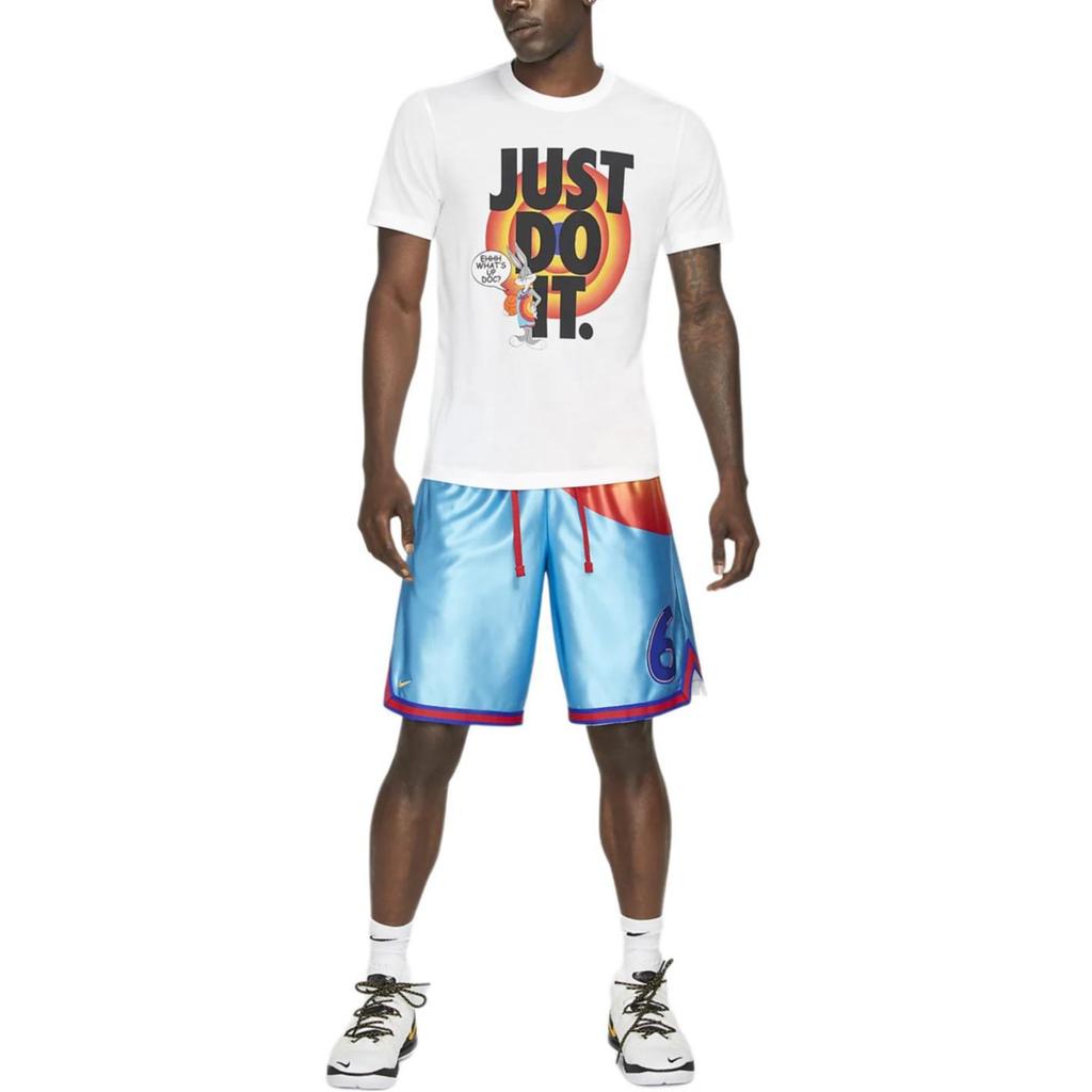 Nike T Shirts Men's White Crew Neck Moderate Straight Fit DH3830-100