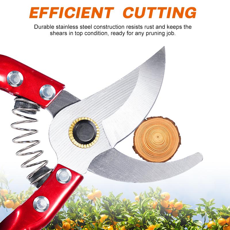 Stainless Steel Professional Gardening Shears Pruning branches Fruit Trees Flowers Household Pruning Tools Shears
