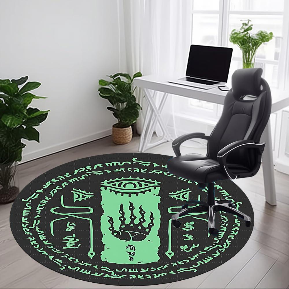 Legend of Zelda Office Round Area Rug, Indoor Mat Suitable For Office,Bedroom Living Room Home Decor, Room Deco a0908135