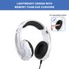3.5mm Gaming Headset with Noise Isolating Microphone, Over Ear Game Headset, LED Light, Volume