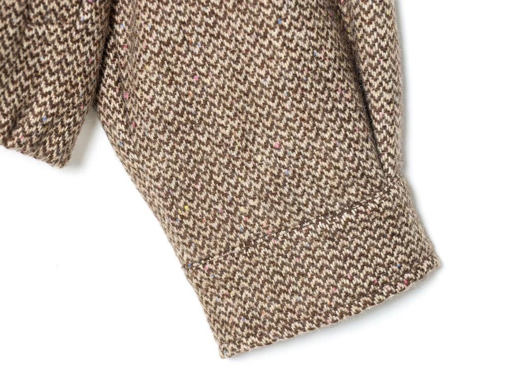 Autumn New European & American Style Herringbone Twill Jacket Coat with Skirt Pants