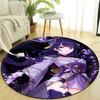 1pc Genshin Impact Beelzebul1 Design Printed Area Round Carpet for Bedroom Living Room Home Decor Rugs Mat Non Slip Mat Rug for Bedside