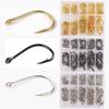 Sea Hook Fish Tackle Fly Fishing Jip Barbed Carp Hooks Single Circle Fishing Hook Fishing Hooks Set