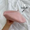 Korean Vintage Cotton Beret Hat With Breathable Design For Women Summer Style