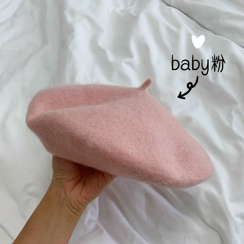 Korean Vintage Cotton Beret Hat With Breathable Design For Women Summer Style