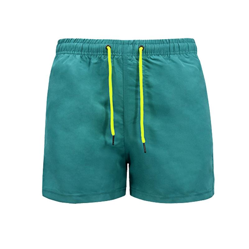 Pantalones cortos de playa de verano para hombre, pantalones cortos deportivos para Fitness, de secado rápido, transpirables, sueltos, de talla grande