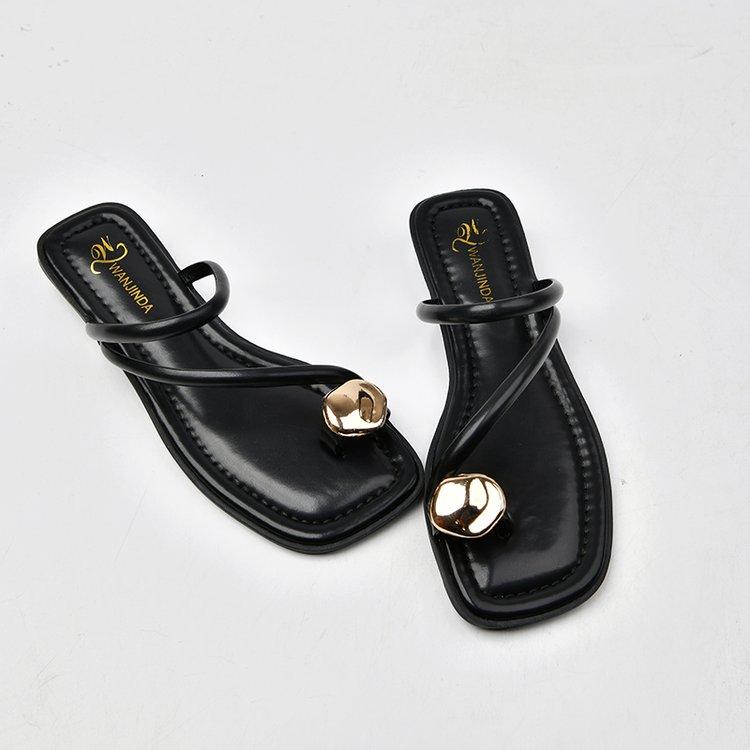 Women Slipper Woman Summer Flat Heel Roman Shoes Low Heels Sandals Footwear 2026 Women's Gladiator Open Toe Beach Ladies