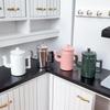 1:12 Cute Dollhouse Miniatures Kettle With Lid Models Kitchen Accessories For Doll House Decor Kids Pretend Play Toys DIY Gifts
