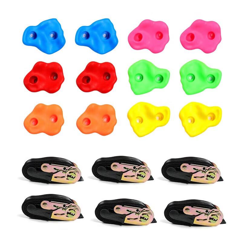 WEZHO Kids Rock Climbing Holds Kit