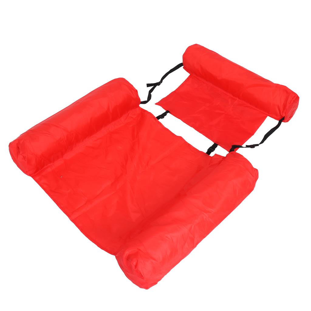PVC Inflatable Foldable Floating Row Swimming Pool Water Hammock Lounger Chair for Summer