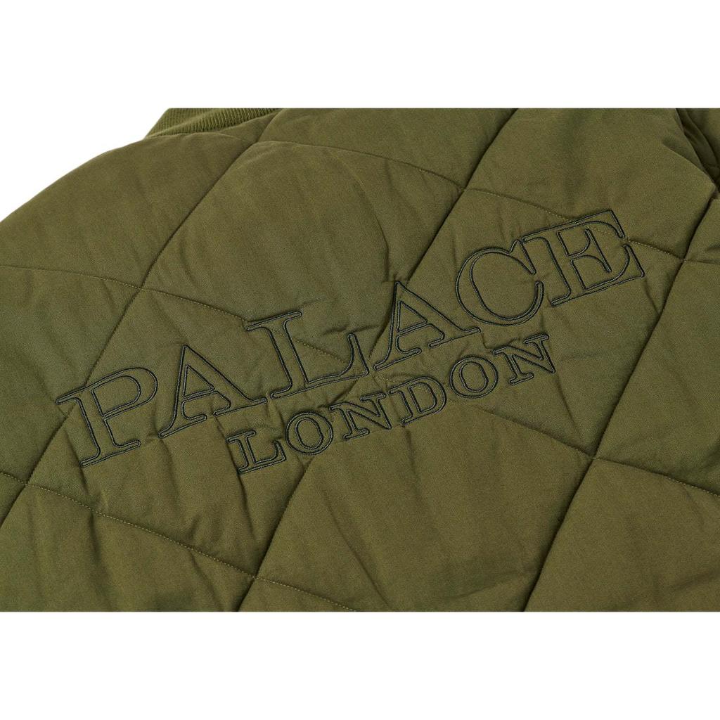 Palace D-Quilt Bomber The Deep Green Unisex Outerwear P26JK040