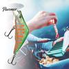 Artificial Bait 4.8cm/3.8g Fishing Lure Bionic 3D Eyes Sharp Hooks Fake Stream Trout Sinking Minnow for Freshwater Saltwater Swimbait