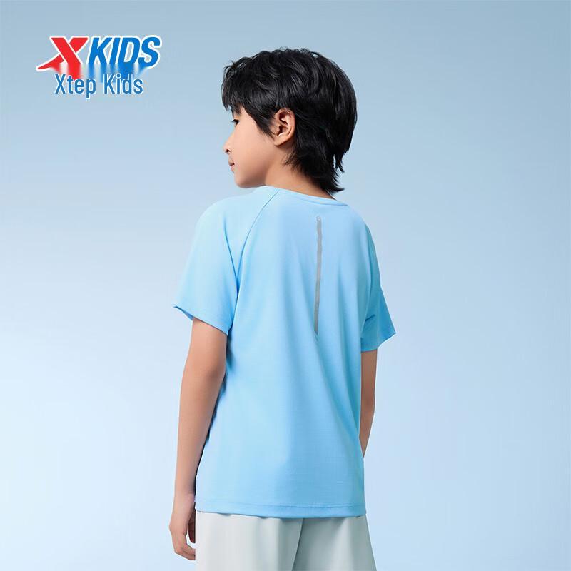 Xtep Kids' Gradient Print Quick-Dry Short-Sleeve T-Shirt