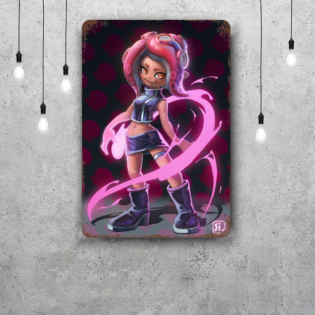 octo expansion video games Vintage Metal Tin Signs Posters Decor Retro Metal Plaque Wall Art Decor for Garage Bar