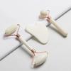 Natural Jade Roller & Gua Sha Set: Large Ball, Whitening Roller, Double-Headed Needle Massager - 3 Pieces