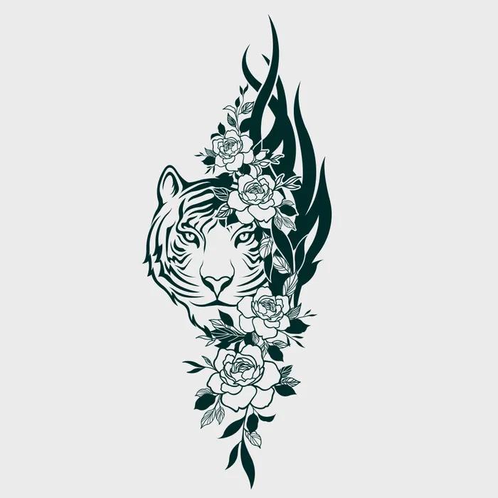 3 Large Tattoos of the Genius of Management (choose 1)