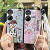 Anti-dust Anti-knock Phone Case For ZTE Blade V40S/Axon40 SE Waterproof Lanyard Protective Cute Back Cover Shockproof