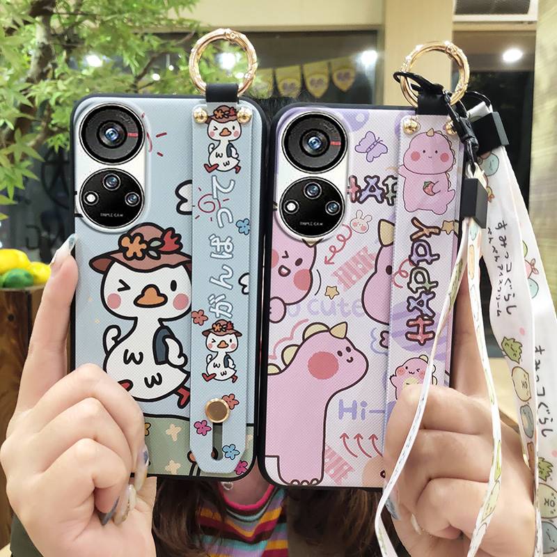 Anti-dust Anti-knock Phone Case For ZTE Blade V40S/Axon40 SE Waterproof Lanyard Protective Cute Back Cover Shockproof
