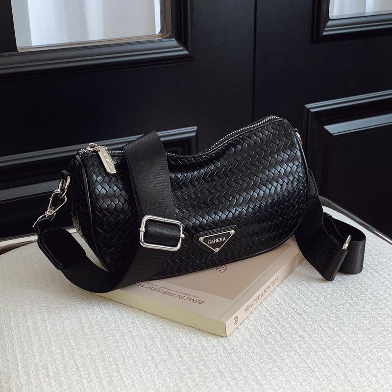 

Popular small bag women s new summer versatile casual shoulder bag retro messenger bag чёрный