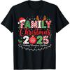 Family Christmas 2025 Outfit Matching Xmas T-Shirt Harajuku Aesthetic Clothes High Quality Cott