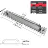 Adhesive Surface-Mounted Handles for Doors, Windows, and Sliding Cabinets - No Drilling Required