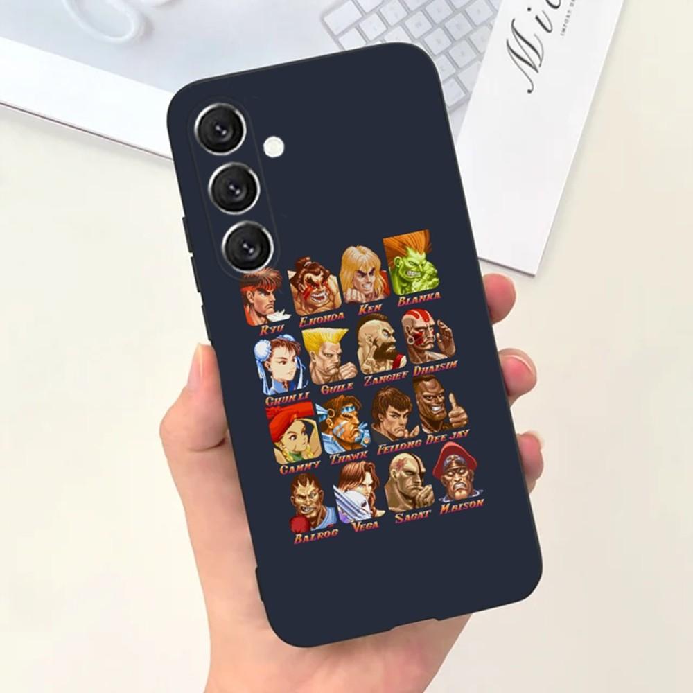 Game S-Street-F-FighterS Phone Case For Samsung S21,S22 Ultra,S20,S30 plus,S22 plus,S23,S30 Ultra 5G Silicone Cover