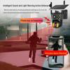 4G Outdoor Three-Screen 360-Degree Night Vision Surveillance Camera with Mobile Remote Access