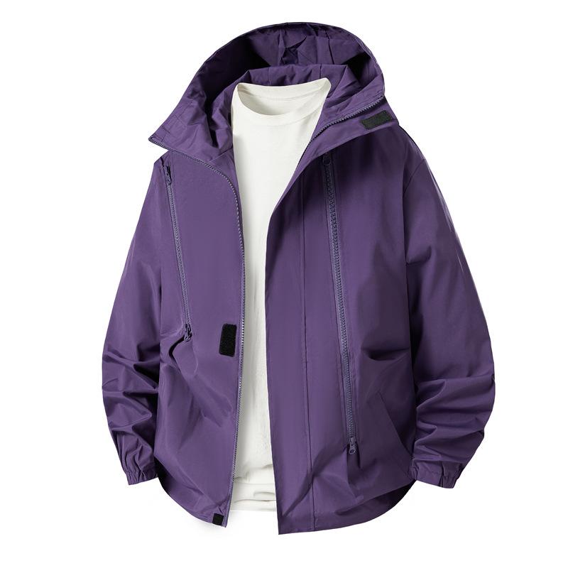 

Men s New Jacket Casual and Fashionable Stand Collar Outdoor Sports Jacket Windproof Mountaineering Suit Spring and Autumn Outdoor 3XL