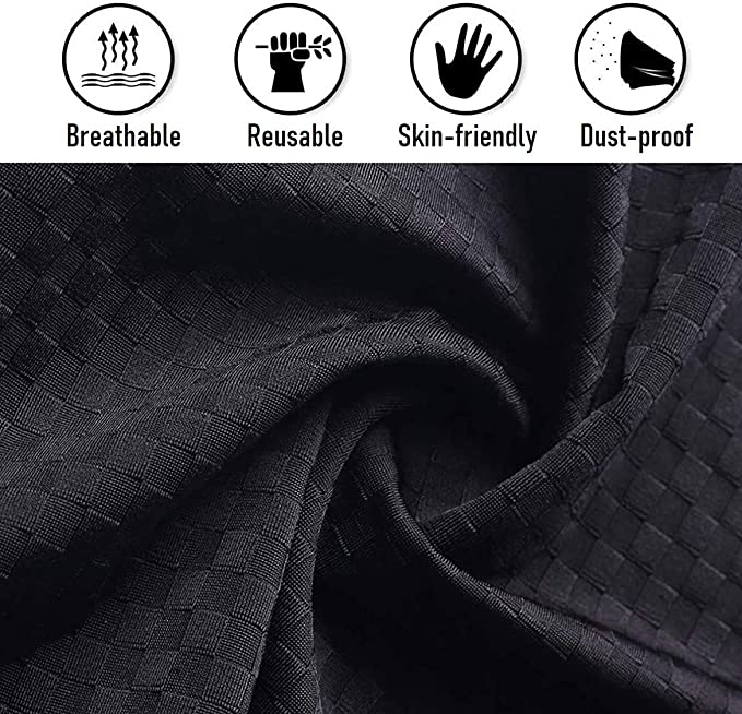 Balaclava Mask Neck Bandana with Ear Hangers Cooling Neck Gaiter Scarf for Man Women Summer Outdoor Sports