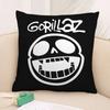 G-Gorillaz Band Pillow Case Square Double‑Sided Print Cushion Case For Sofa Home Bedchamber Decor Gift