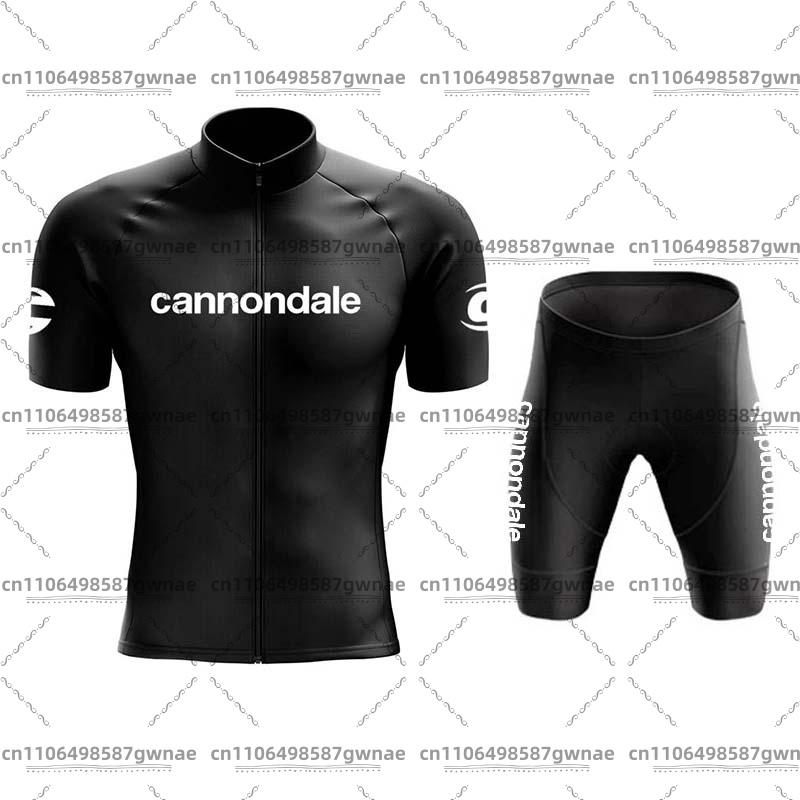 Cannondale Mountain Bike Jersey Set, Reflective Custom Jersey with Bib Shorts Summer Jersey
