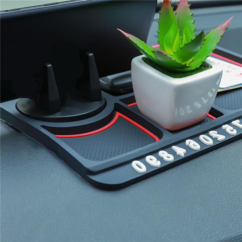 Practical Tool Car Accessories Car Dashboard Portable Bracket Mobile Phone Bracket Car Non-slip Mat Useful