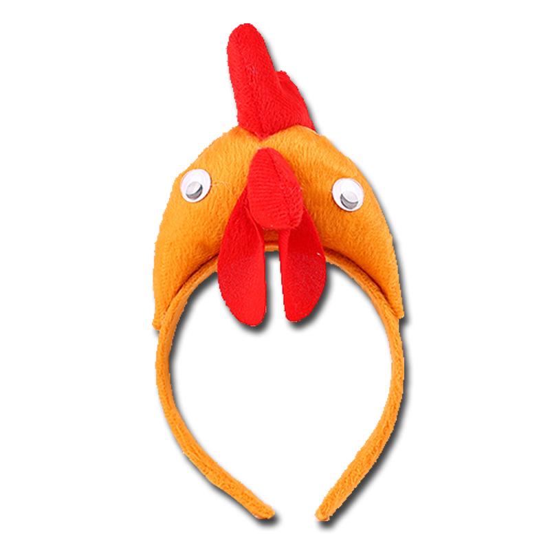 Zodiac Animal Horn Headband: Cow, Rabbit, Tiger, Dog, Cat, Wolf, Devil. Perfect for Costumes and Performances.