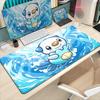 Grand Tapis de Souris pour Ordinateur Portable Gaming P-Pokemon Impression HD Tapis de Clavier en Caoutchouc Dessin Animé Mignon Oshawott 900x400mm Tapis de Souris