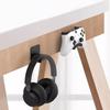 Universal Headphone Stand ABS Wall Mount Headset Hanging Holder Non Perforated Headphone Bracket Support for PC & Desk Mounting