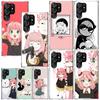 Spy Family Anya Cute Phone Case For Samsung Galaxy S24 S23 S22 S21 Fe S20 Ultra S10 S9 + S8 Plus S10E Art Fundas Back Cover
