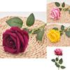 Silk Rose Fake Flower Bouquet For Outdoor Decor And Special Occasion Gifts