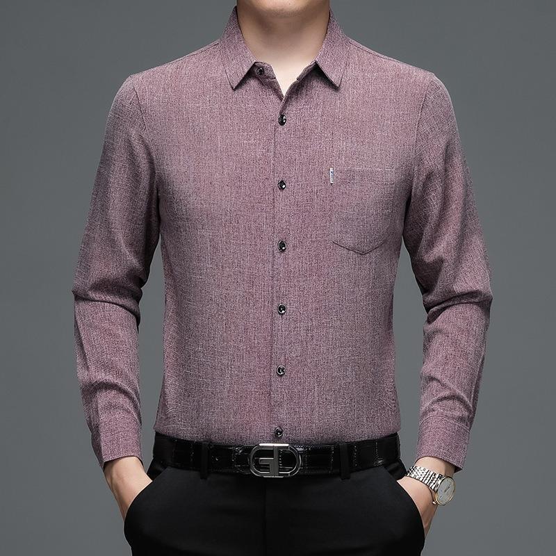 Men's Long Sleeve Shirt Business Casual Men's Shirt