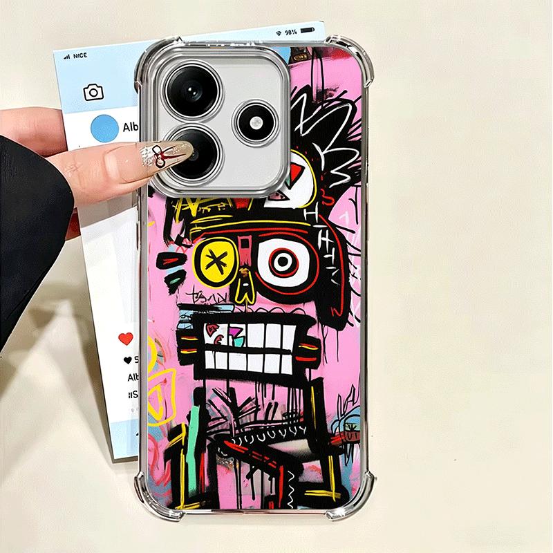 Graffiti Fashion Art Soft Phone Case For Xiaomi Poco X7 X8 Pro Max X6 X5 X3 F8 Ultra F7 M8 M7 M5S Redmi 15C 15A 15 14C 13C 12C 1