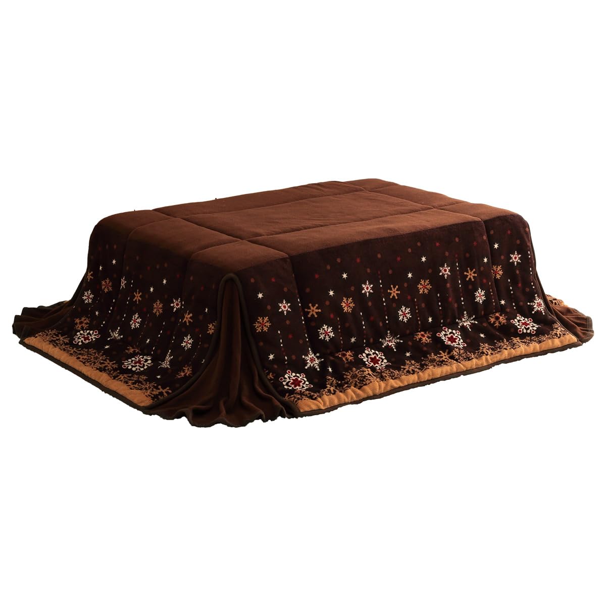 

IKEHIKO Kotatsu Comforter, Space-Saving, Milky Brown Square, Approx. 175 x 175cm, Nordic Style, Smooth, Energy-Saving, Economical #1170280061421