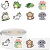 500PCS/Roll Fun Cartoon Animal Roll Stickers Classic Children's Sticker DIY Phone Guitar Laptop Notebook Suitcase Kids Toys