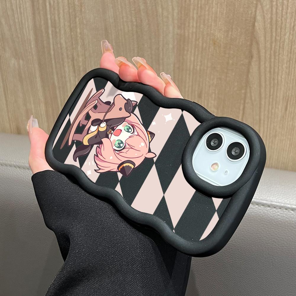 PYWARS Anya Alstreim Soft Phone Cover for Samsung Galaxy A52 A73 A12 S24 Ultra 5G S23 S22 S21 S20 FE Wave Edge Shockproof Protective Rubber Case