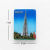 3D Fridge Magnets Dubai Sailing El Souvenir Magnetic Refrigerator Paste Home Decoration Dubai Architecture Collection Gifts